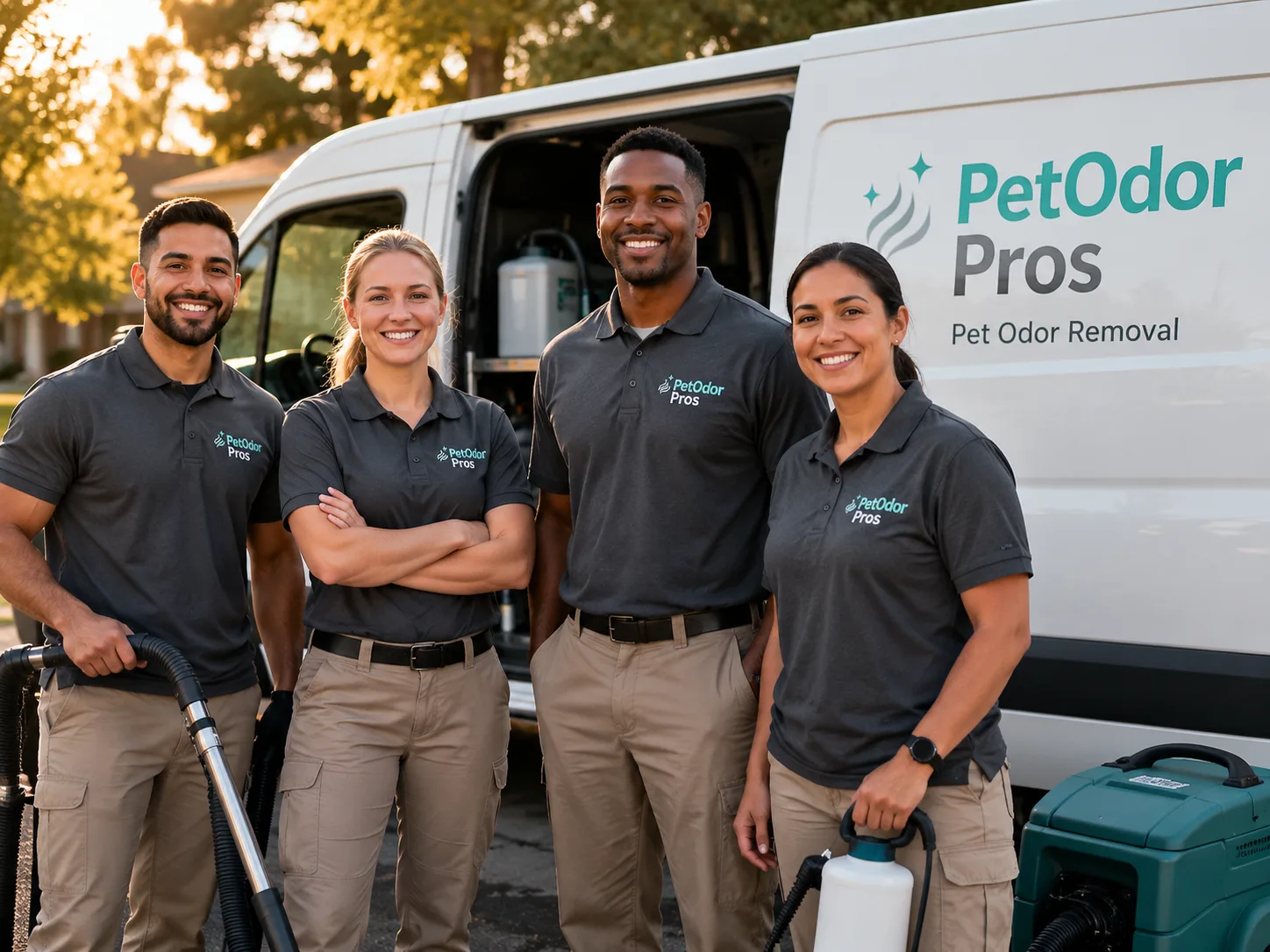 Pet Odor Removal team serving Crabtree, OR